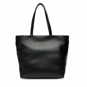 Táska Tommy Hilfiger Th Logotape Tote AW0AW17693 Fekete kép