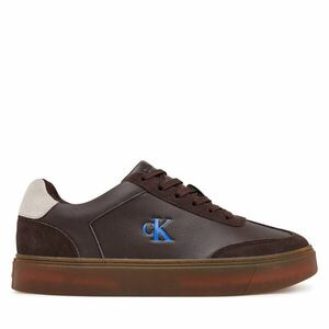 Sportcipők Calvin Klein Classic Cupsole Laceup Wt Mix YM0YM01429 Barna kép