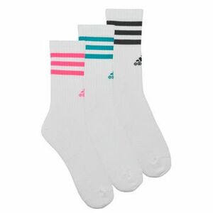 Zoknik adidas 3-Stripes Cushioned Crew Socks 3 Pairs kép