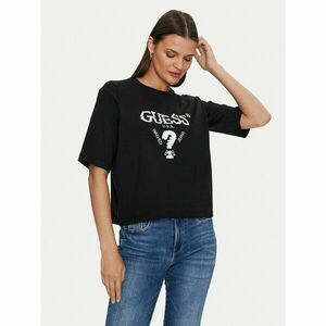 Guess Póló Aurelie V4YI06 I3Z14 Fekete Boxy Fit kép