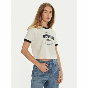 Guess Póló V4BI08 K8FQ4 Fehér Boxy Fit kép
