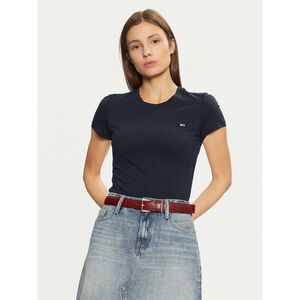 Tommy Jeans Póló DW0DW20459 Sötétkék Slim Fit kép