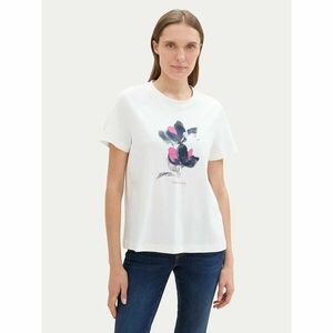 Tom Tailor Póló 1043104 Fehér Regular Fit kép