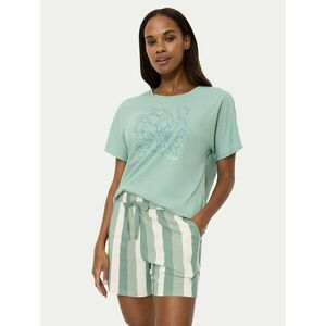 Triumph Rövid pizsama nadrág Mix & Match 10218280 Zöld Relaxed Fit kép