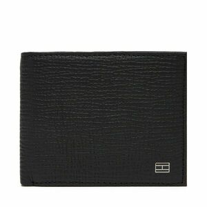 Nagyméretű férfi pénztárca Tommy Hilfiger Th Flag Mini Cc Wallet AM0AM13708 Fekete kép