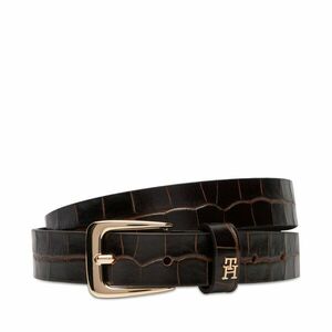 Női öv Tommy Hilfiger Th Libre 2.5 Croc AW0AW17975 Barna kép