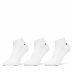 3 pár unisex bokazokni Lacoste RA2917 Fehér kép