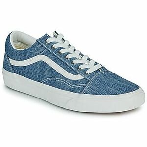 Rövid szárú edzőcipők Vans Old Skool THREADED DENIM BLUE/WHITE kép