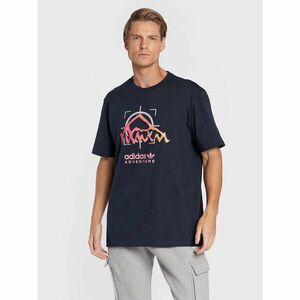 adidas Póló Adventure Ride HK4981 Sötétkék Relaxed Fit kép