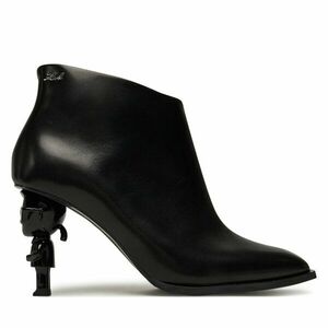 Bokacsizma KARL LAGERFELD Nft Heel Zip KL39135 Fekete kép