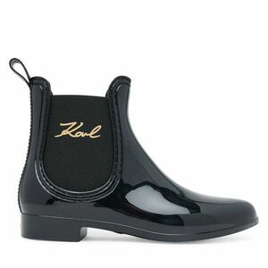 Gumicsizma KARL LAGERFELD Kalosh II KL94775 Fekete kép
