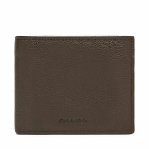 Nagyméretű férfi pénztárca Calvin Klein Micropebble Billfold W Coin LV04D1033G Barna kép