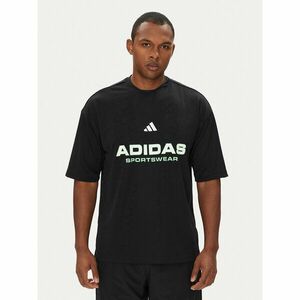adidas Póló Common Goal JM1752 Fekete Loose Fit kép