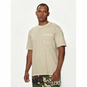 adidas Póló Trefoil Essentials+ IS1763 Bézs Regular Fit kép