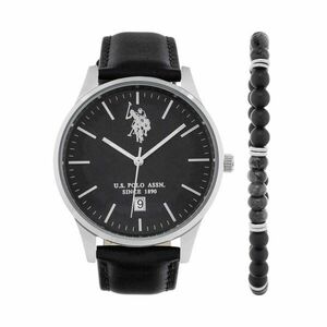 Karóra és karkötő szett U.S. Polo Assn. Owen USP6175TW Fekete kép