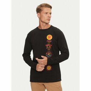 Replay Póló M6989 .000.2660 Fekete Regular Fit kép