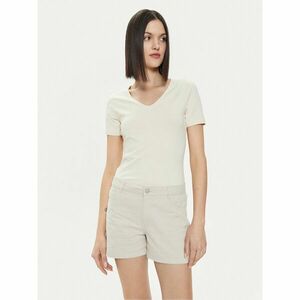 4F Póló 4FWSS24TTSHF1359 Ekru Slim Fit kép