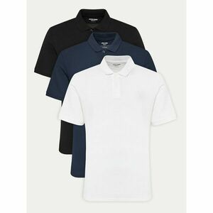 Jack&Jones 3db-os pólóing szett Basic 12277753 Színes Slim Fit kép