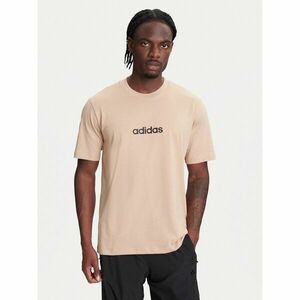 adidas Póló Essentials Linear JX5709 Bézs Regular Fit kép