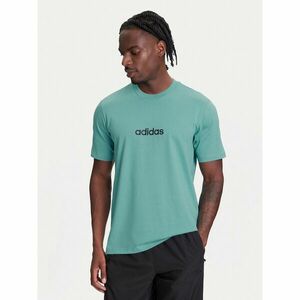 adidas Póló Essentials Linear JX5707 Türkizkék Regular Fit kép
