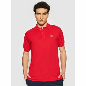 Lacoste Pólóing L1212 Piros Classic Fit kép