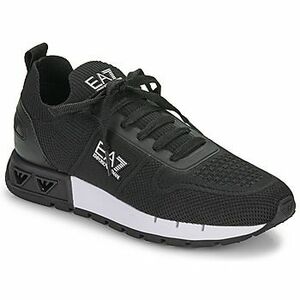 Rövid szárú edzőcipők Emporio Armani EA7 BLK WHT LEGACY KNIT kép