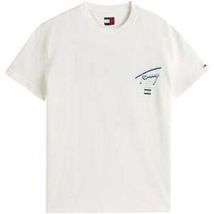 Rövid ujjú pólók Tommy Jeans City Graphic T-Shirt Ecru kép