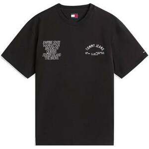 Rövid ujjú pólók Tommy Jeans Graphic Boroughs T-Shirt Black kép