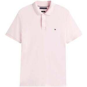 Rövid ujjú galléros pólók Tommy Hilfiger Liquid Cotton Regular Fit Polo Shirt Pink Lily kép