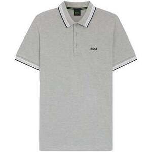 Rövid ujjú galléros pólók BOSS Paddy Piqué Polo Shirt Silver Grey kép