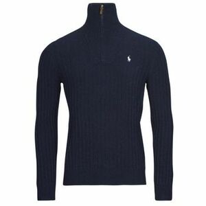 Pulóverek Polo Ralph Lauren PULL 1/2 ZIP EN LAINE MELANGE kép