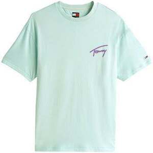 Rövid ujjú pólók Tommy Jeans Faded Graphic Relaxed T-Shirt Spring Mint kép