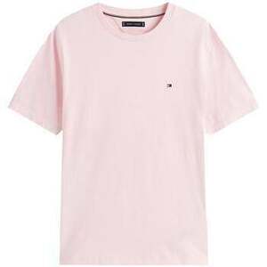 Rövid ujjú pólók Tommy Hilfiger Reg Fit Crew Neck T-Shirt Pink Lily kép