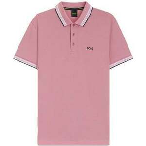 Rövid ujjú galléros pólók BOSS Paddy Piqué Polo Shirt Light Pink kép