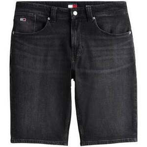 Rövidnadrágok Tommy Jeans Ronnie Denim Shorts Black kép