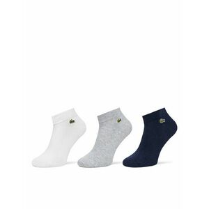 3 pár unisex bokazokni Lacoste kép