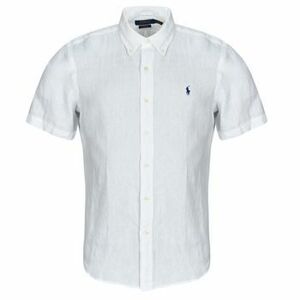 Rövid ujjú ingek Polo Ralph Lauren CHEMISE MANCHES COURTES COUPE DROITE EN LIN kép