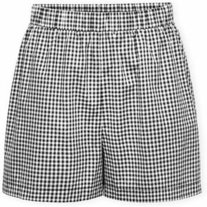 Rövidnadrágok Only Maye Check Shorts - Black/White kép