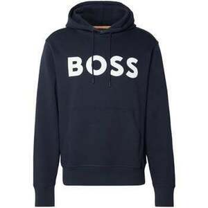 Pulóverek BOSS Logo Print Webasic Hoodie Dark Blue kép