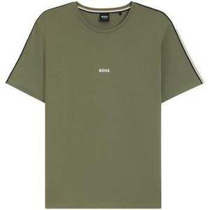 Rövid ujjú pólók BOSS Lightweight Unique T-Shirt Green kép