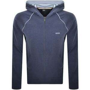 Melegítő kabátok BOSS Mix Match Hooded Track Top Jacket Open Blue kép
