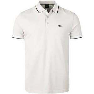 Rövid ujjú galléros pólók BOSS Paddy Piqué Polo Shirt Light Pastel Grey kép