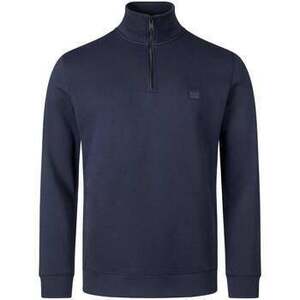 Pulóverek BOSS Quarter Zip Zetrust Sweatshirt Dark Blue kép