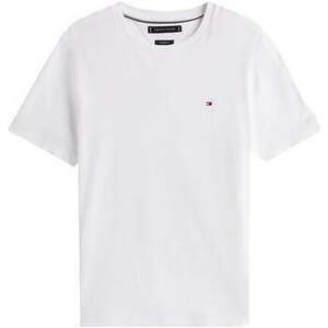 Rövid ujjú pólók Tommy Hilfiger Interlock Knit T-Shirt White kép