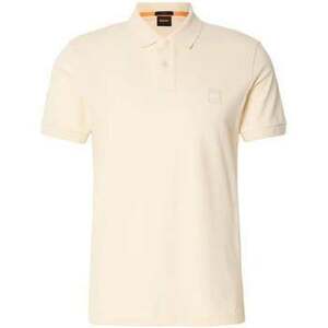 Rövid ujjú galléros pólók BOSS Slim Fit Passenger Polo Shirt Open Yellow kép