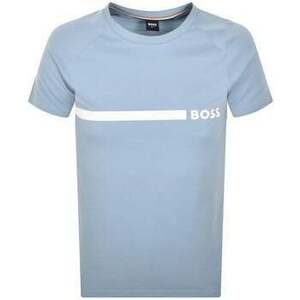 Rövid ujjú pólók BOSS Slim Fit RN T-Shirt Open Blue kép