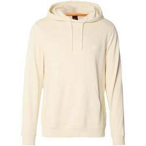 Pulóverek BOSS Wetalk Logo Patch Hoodie Open Yellow kép