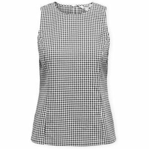 Trikók / Ujjatlan pólók Only Top Maye Check - Black/White kép