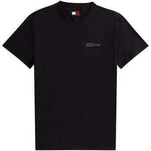Rövid ujjú pólók Tommy Jeans Cotton Basic T-Shirt Black kép