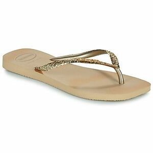Lábujjközös papucsok Havaianas SLIM SQUARE GLITTER PARTY kép